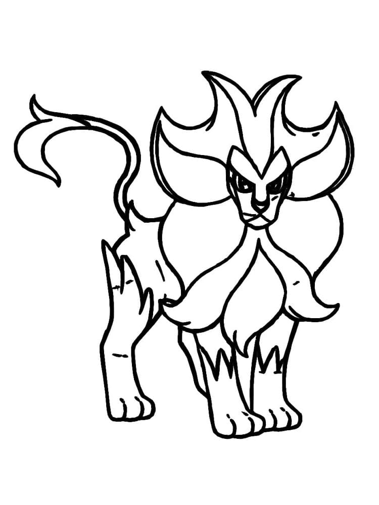 ζωγραφική Pokemon Pyroar