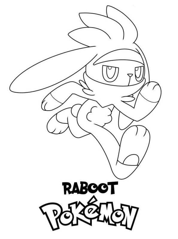 ζωγραφική Pokemon Raboot