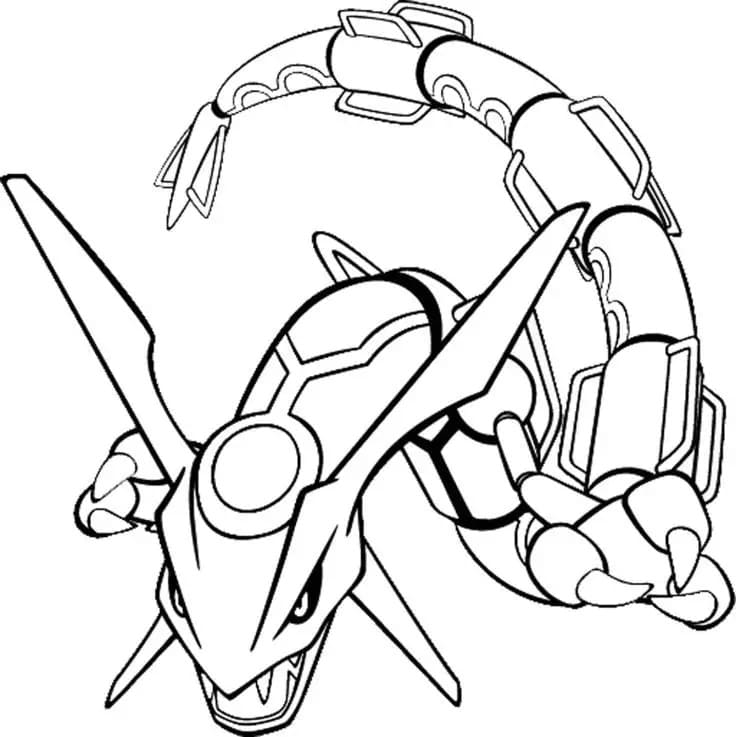 ζωγραφική Pokemon Rayquaza