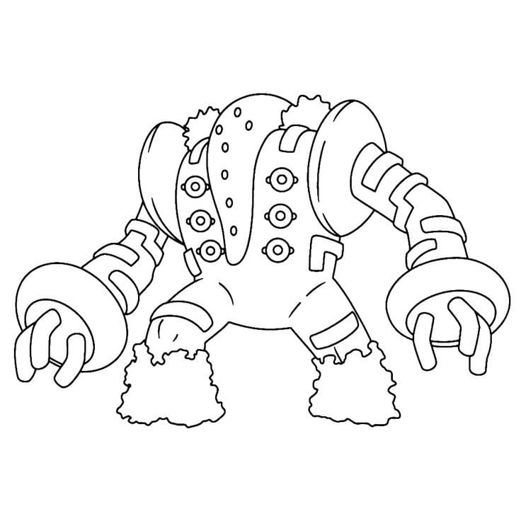 ζωγραφική Pokemon Regigigas