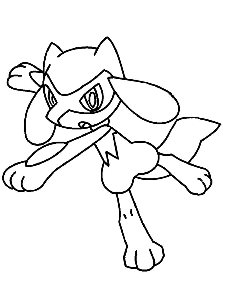 ζωγραφική Pokemon Riolu