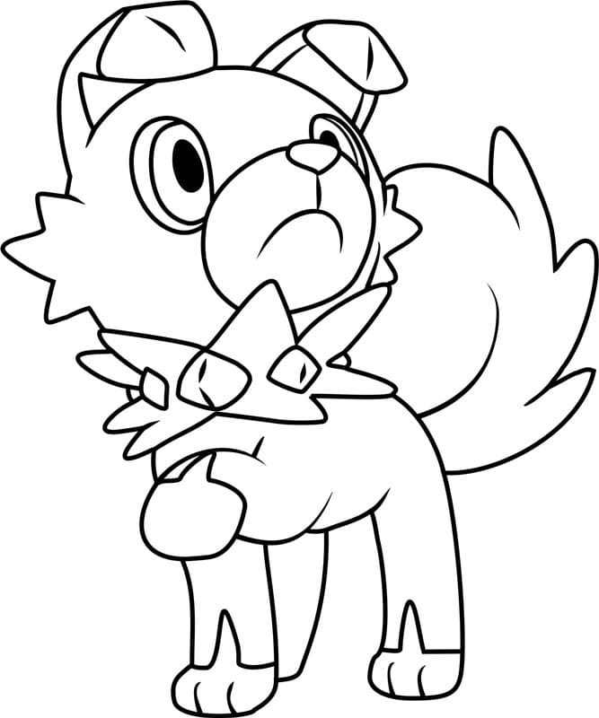 ζωγραφική Pokemon Rockruff