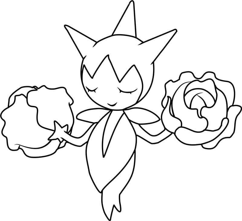 ζωγραφική Pokemon Roselia