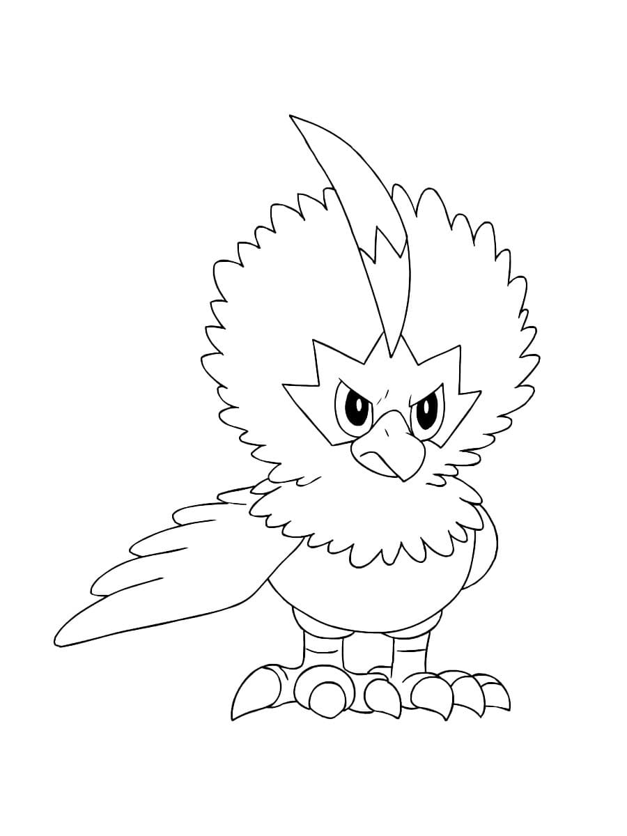 ζωγραφική Pokemon Rufflet