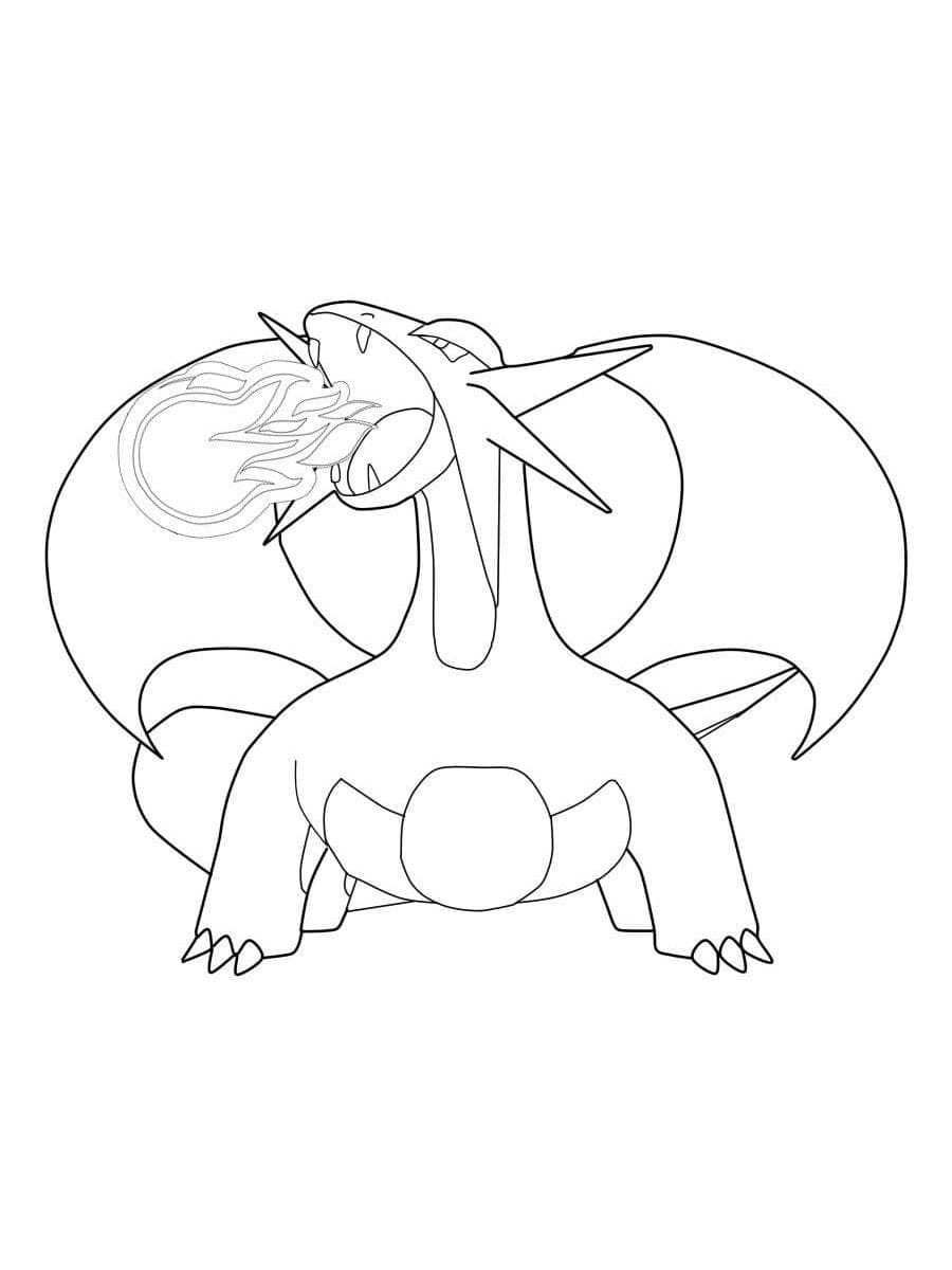 ζωγραφική Pokemon Salamence