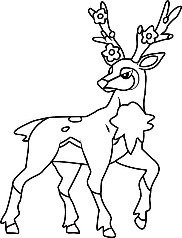 ζωγραφική Pokemon Sawsbuck