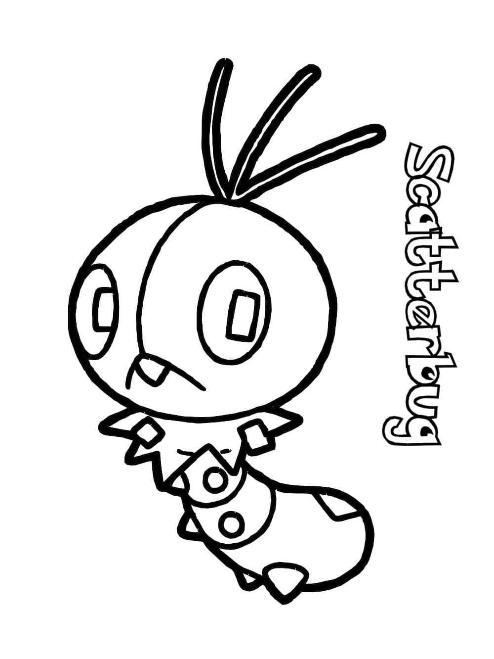 ζωγραφική Pokemon Scatterbug