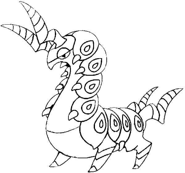 ζωγραφική Pokemon Scolipede