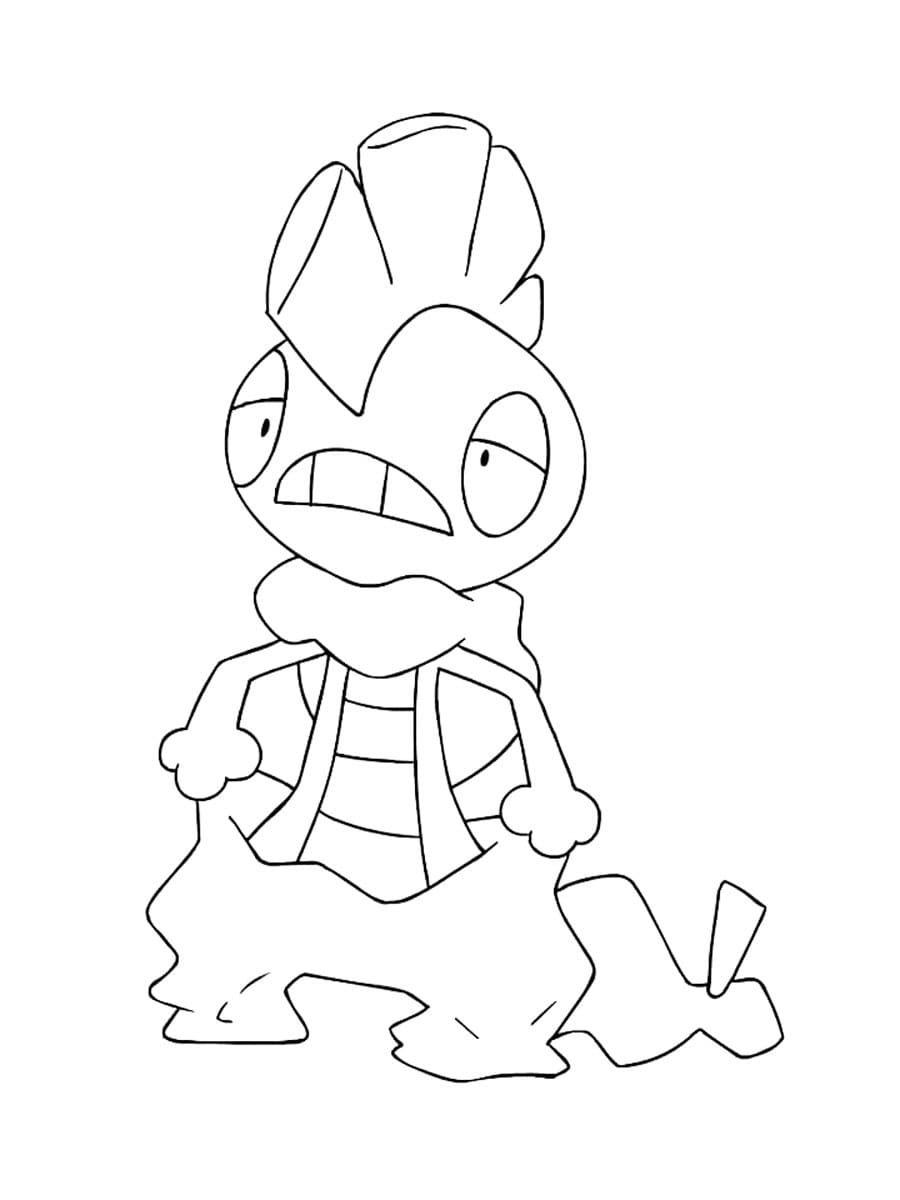 ζωγραφική Pokemon Scrafty