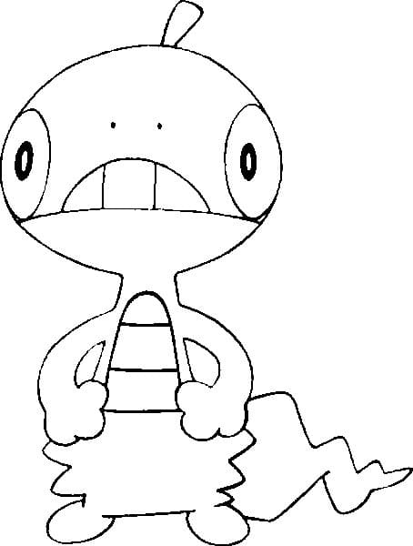 ζωγραφική Pokemon Scraggy