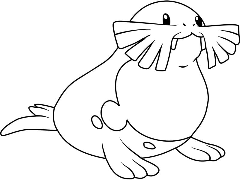 ζωγραφική Pokemon Sealeo