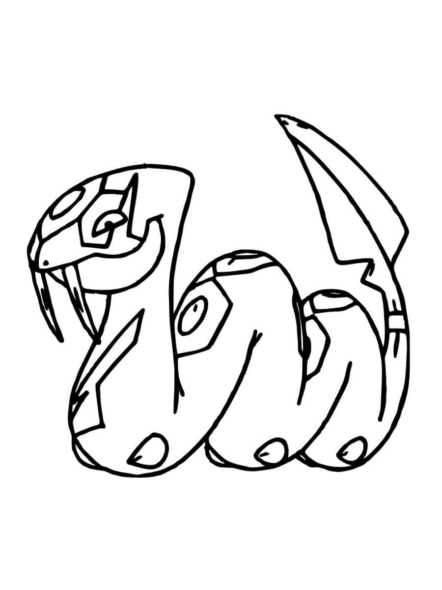 ζωγραφική Pokemon Seviper