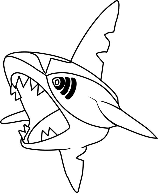 ζωγραφική Pokemon Sharpedo