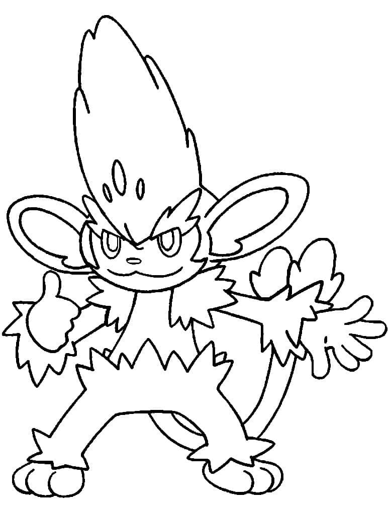 ζωγραφική Pokemon Simisage
