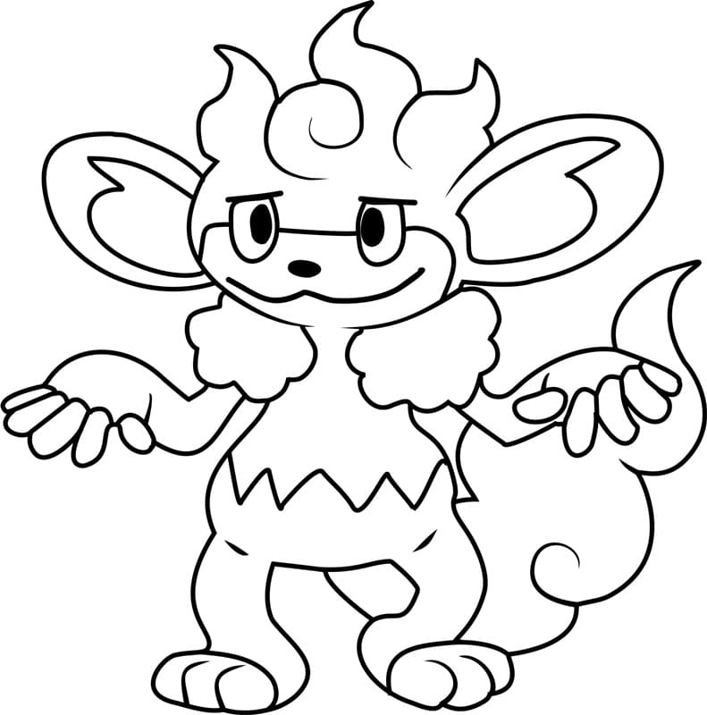 ζωγραφική Pokemon Simisear