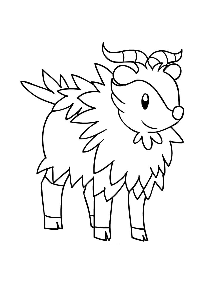 ζωγραφική Pokemon Skiddo