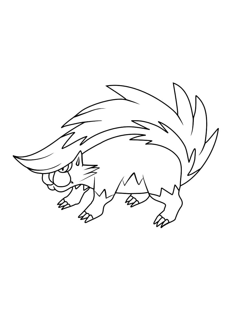 ζωγραφική Pokemon Skuntank