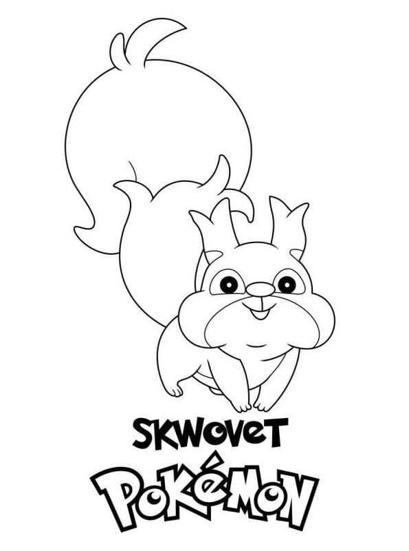 ζωγραφική Pokemon Skwovet