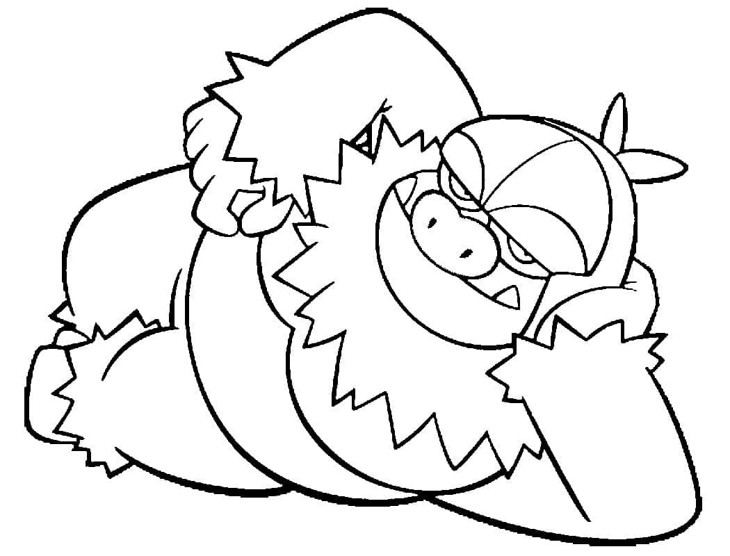ζωγραφική Pokemon Slaking