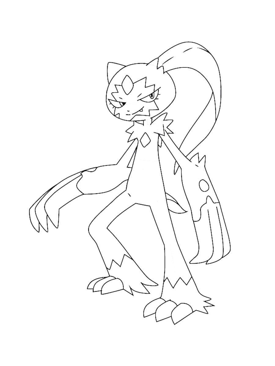 ζωγραφική Pokemon Sneasler