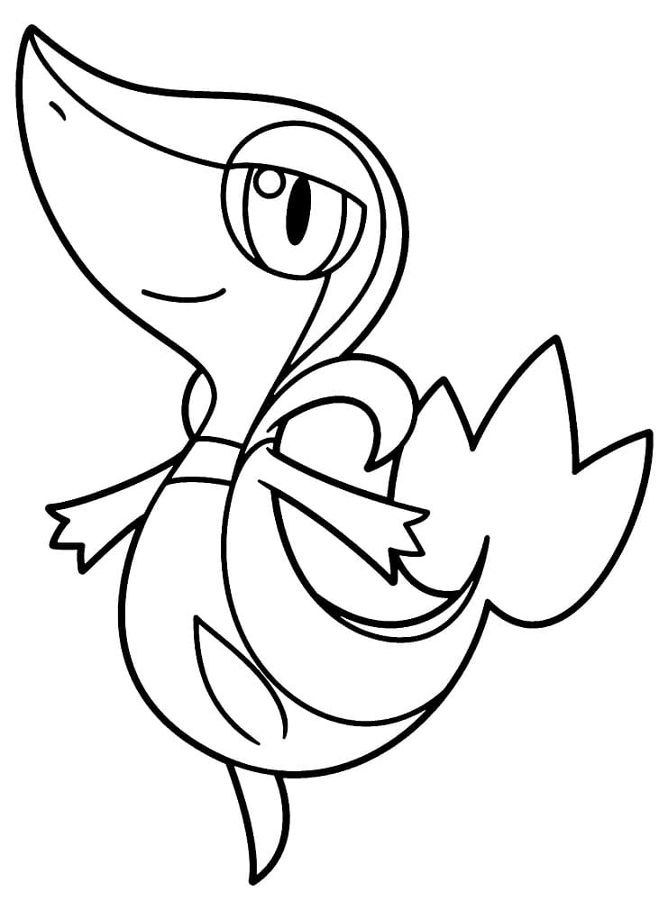 ζωγραφική Pokemon Snivy