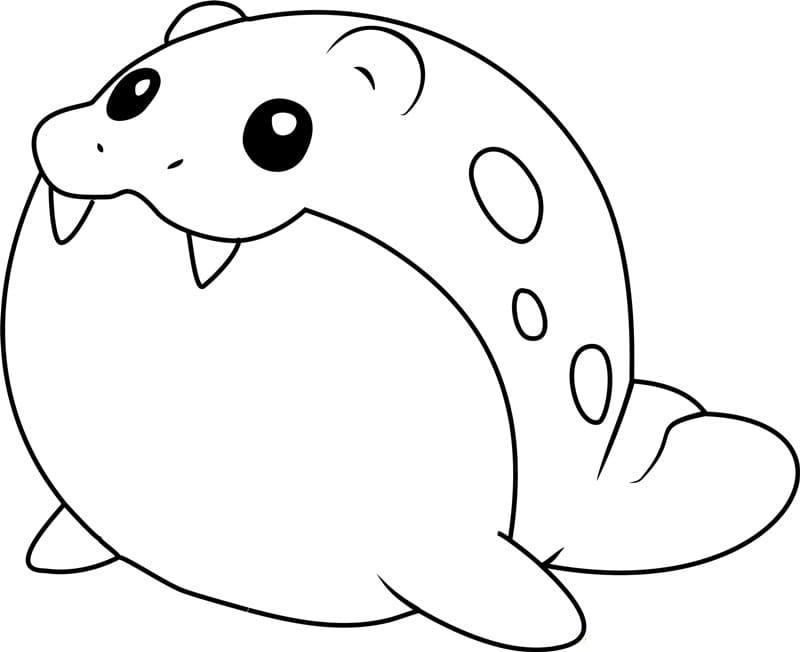 ζωγραφική Pokemon Spheal