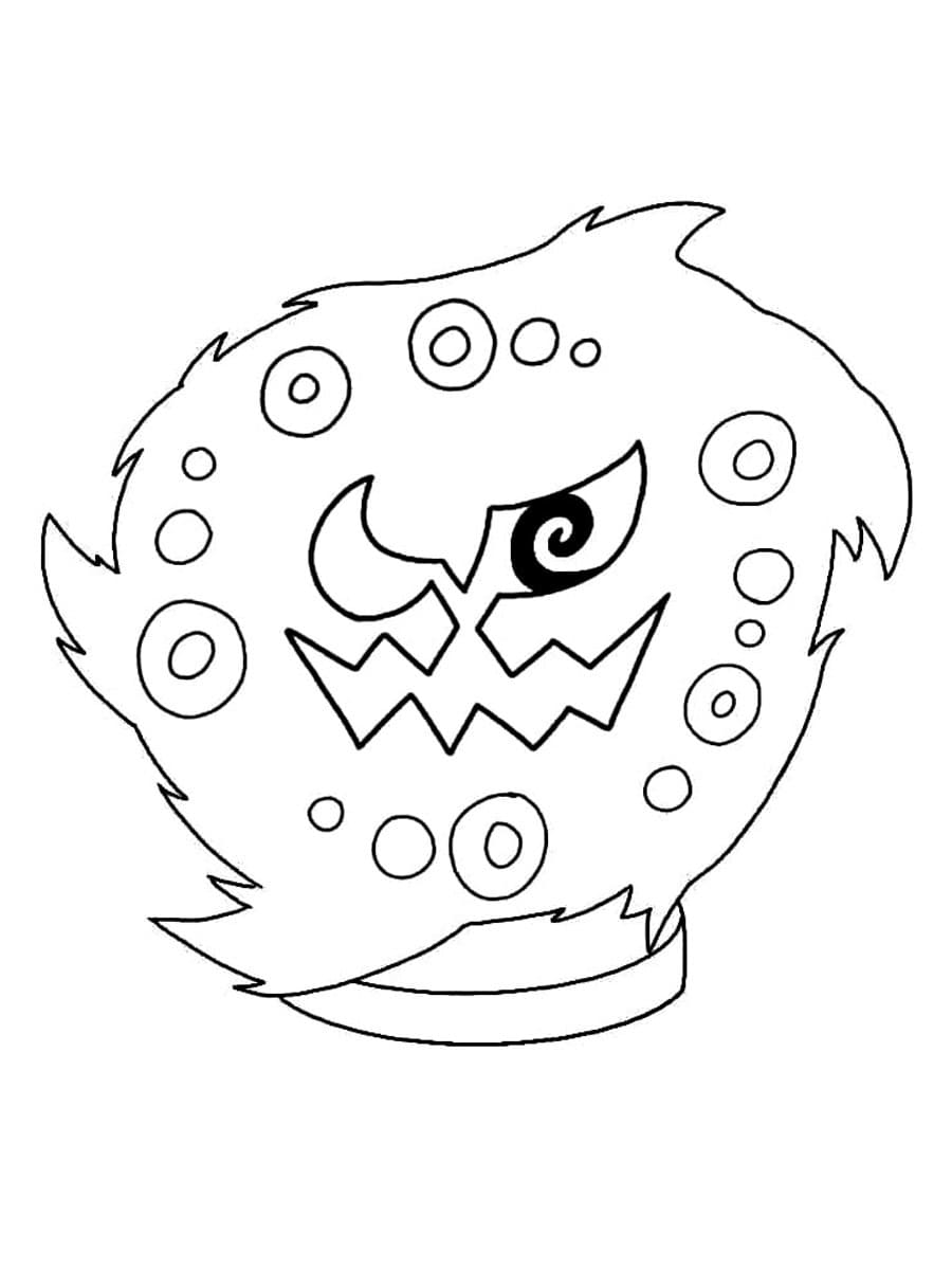 ζωγραφική Pokemon Spiritomb