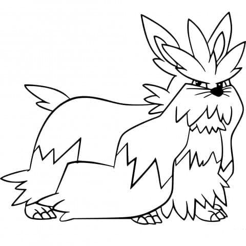 ζωγραφική Pokemon Stoutland