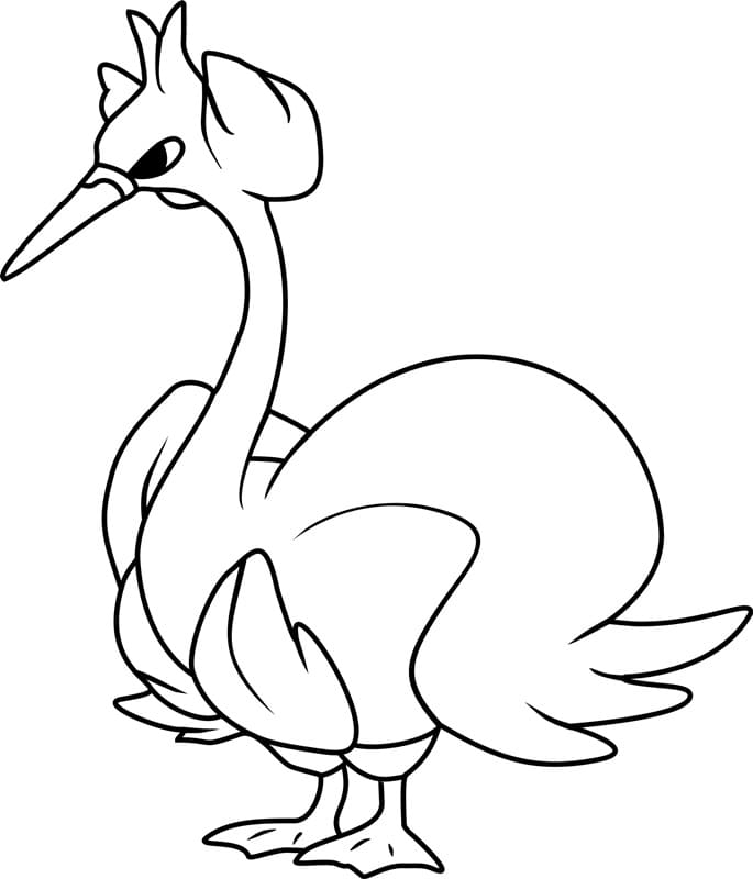 ζωγραφική Pokemon Swanna