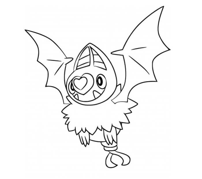 ζωγραφική Pokemon Swoobat