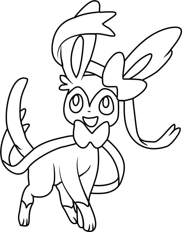 ζωγραφική Pokemon Sylveon