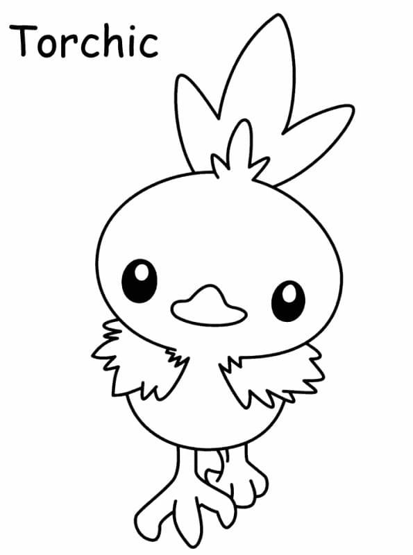 ζωγραφική Pokemon Torchic