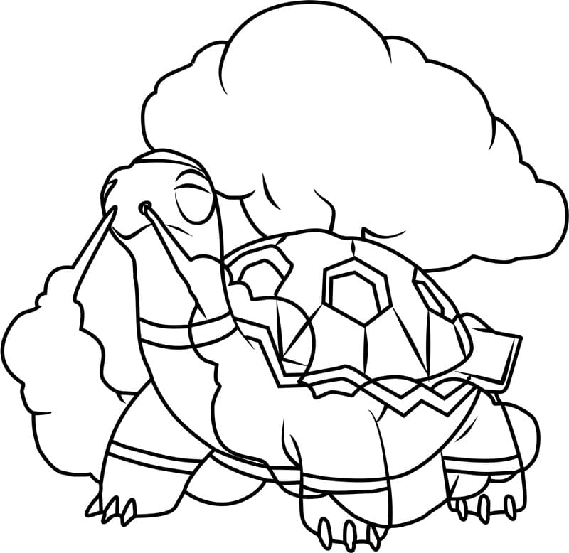 ζωγραφική Pokemon Torkoal