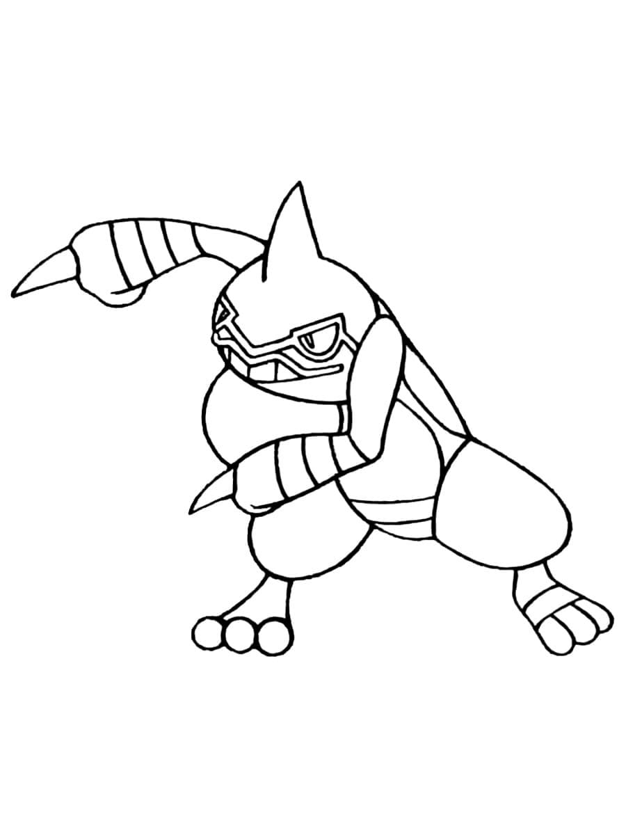 ζωγραφική Pokemon Toxicroak
