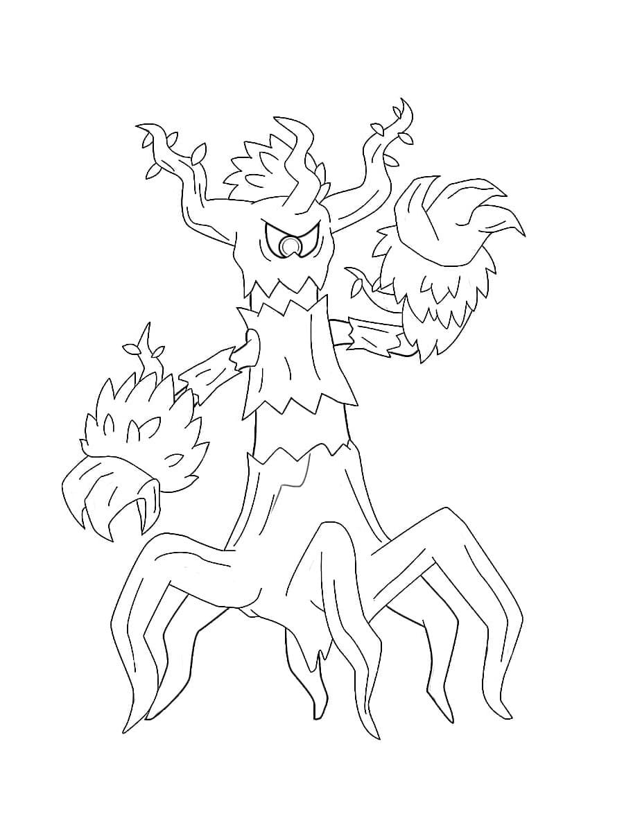 ζωγραφική Pokemon Trevenant