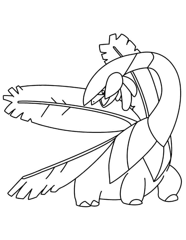 ζωγραφική Pokemon Tropius