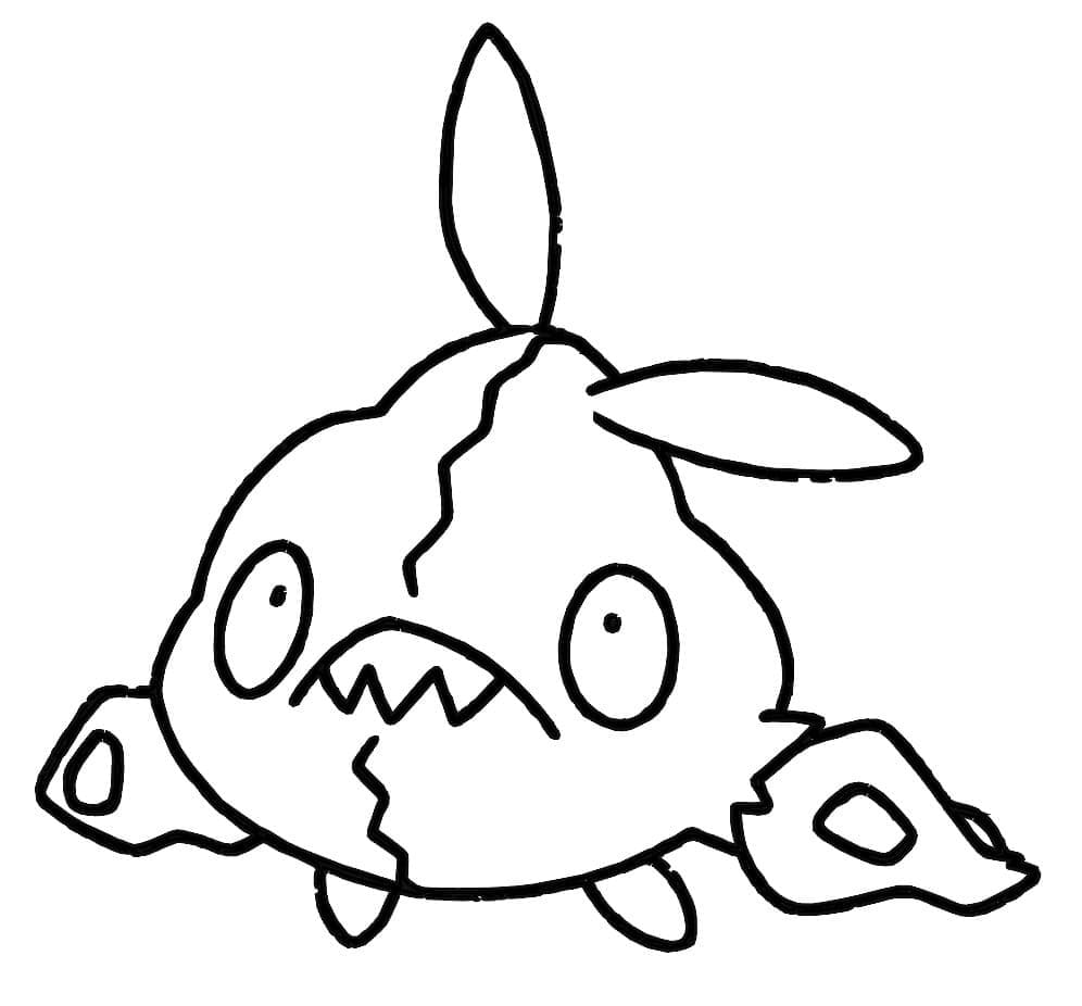 ζωγραφική Pokemon Trubbish