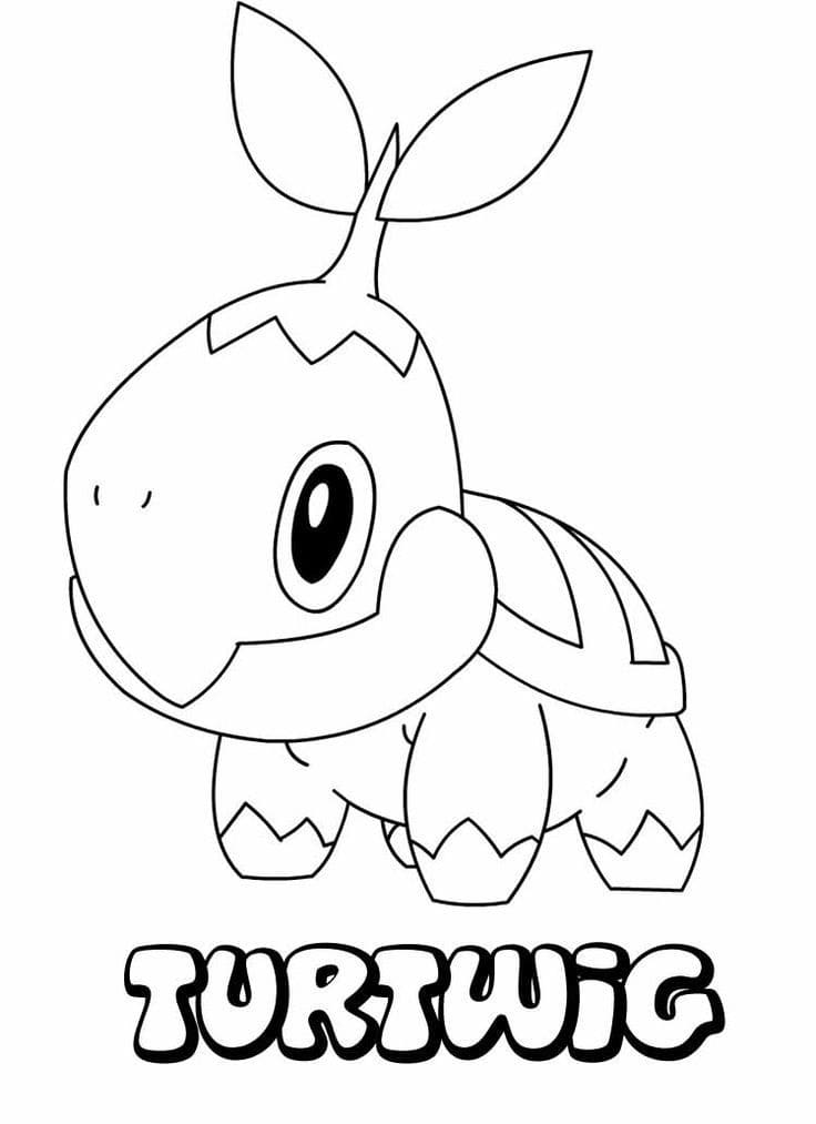 ζωγραφική Pokemon Turtwig
