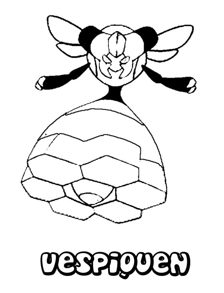 ζωγραφική Pokemon Vespiquen
