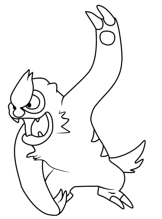ζωγραφική Pokemon Vigoroth