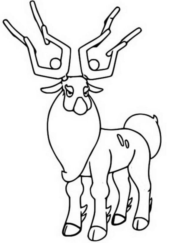 ζωγραφική Pokemon Wyrdeer