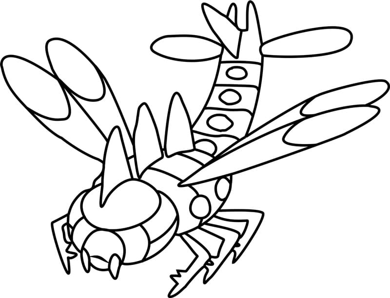 ζωγραφική Pokemon Yanmega