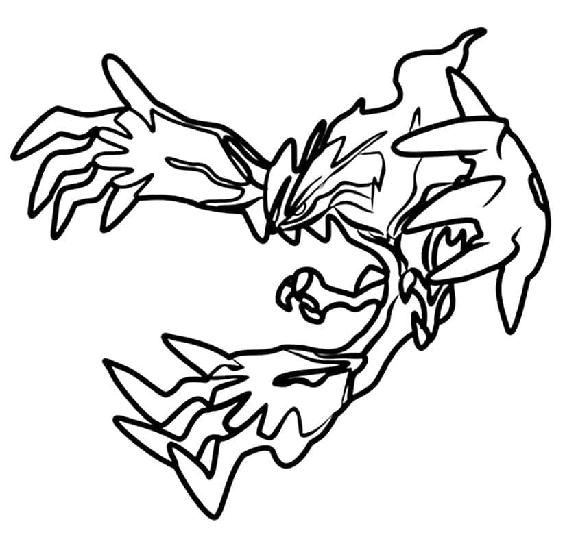 ζωγραφική Pokemon Yveltal