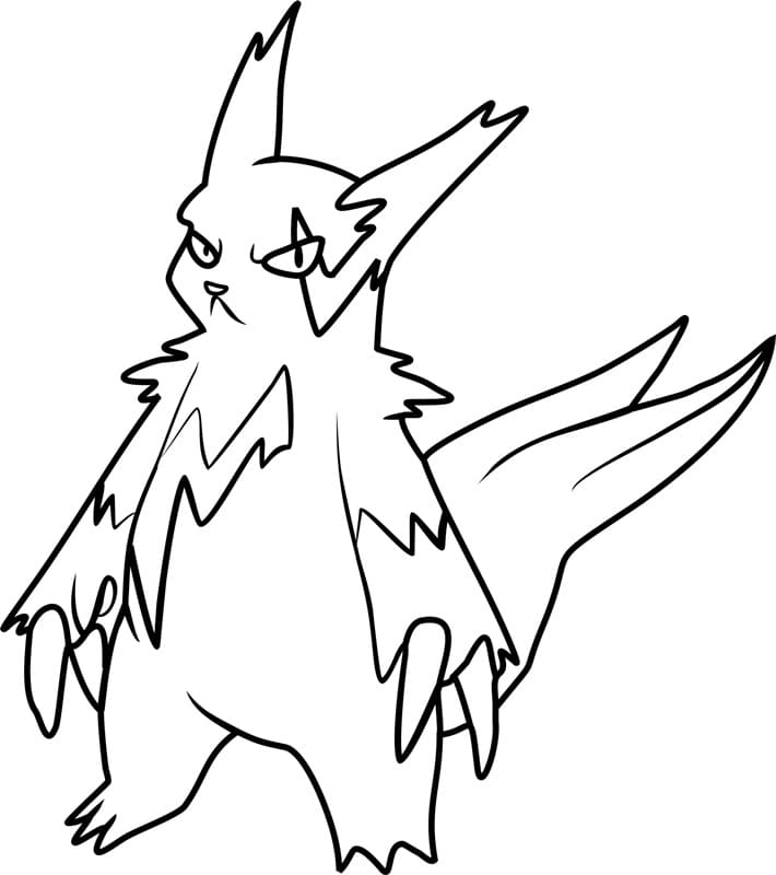 ζωγραφική Pokemon Zangoose