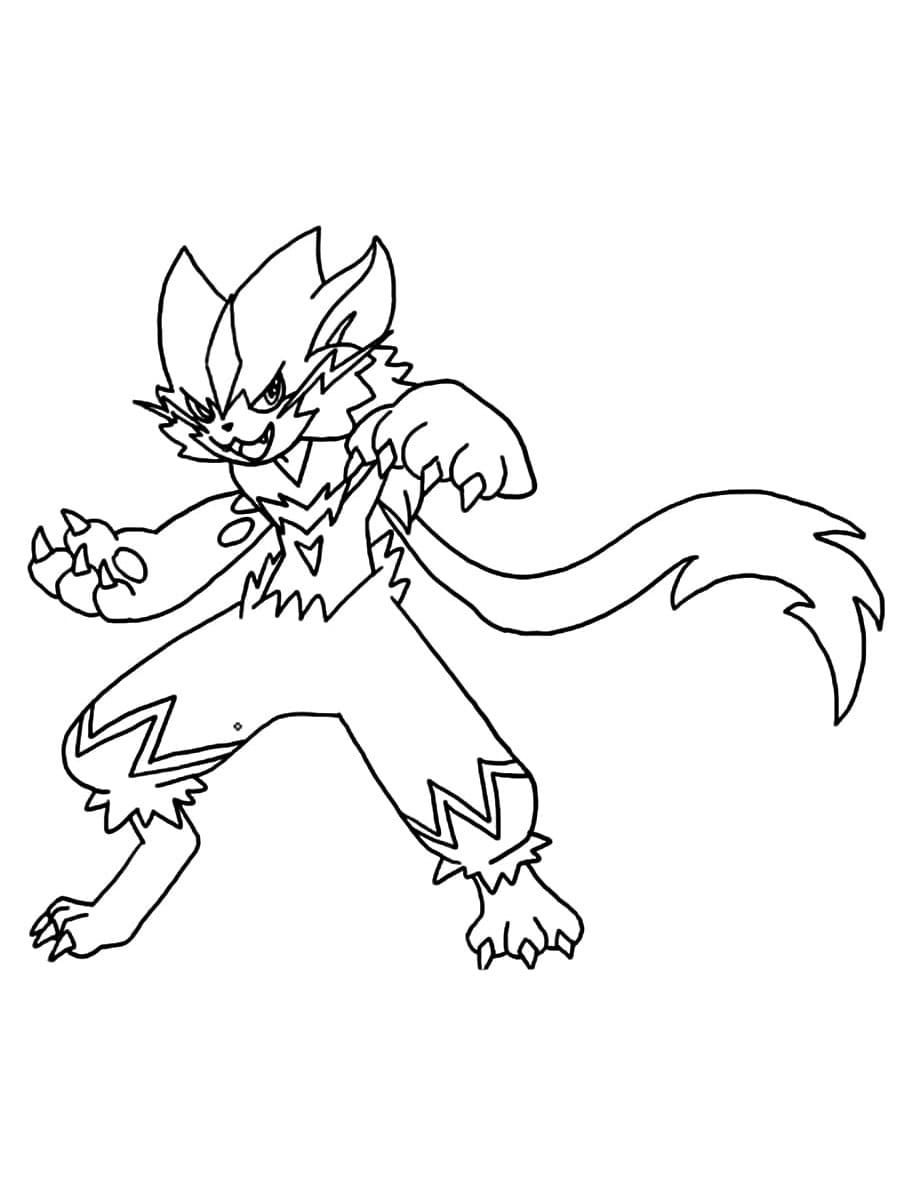 ζωγραφική Pokemon Zeraora