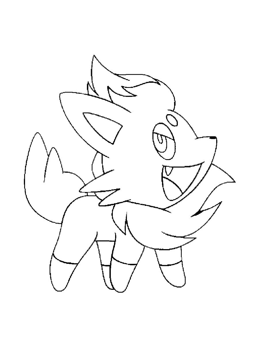 ζωγραφική Pokemon Zorua