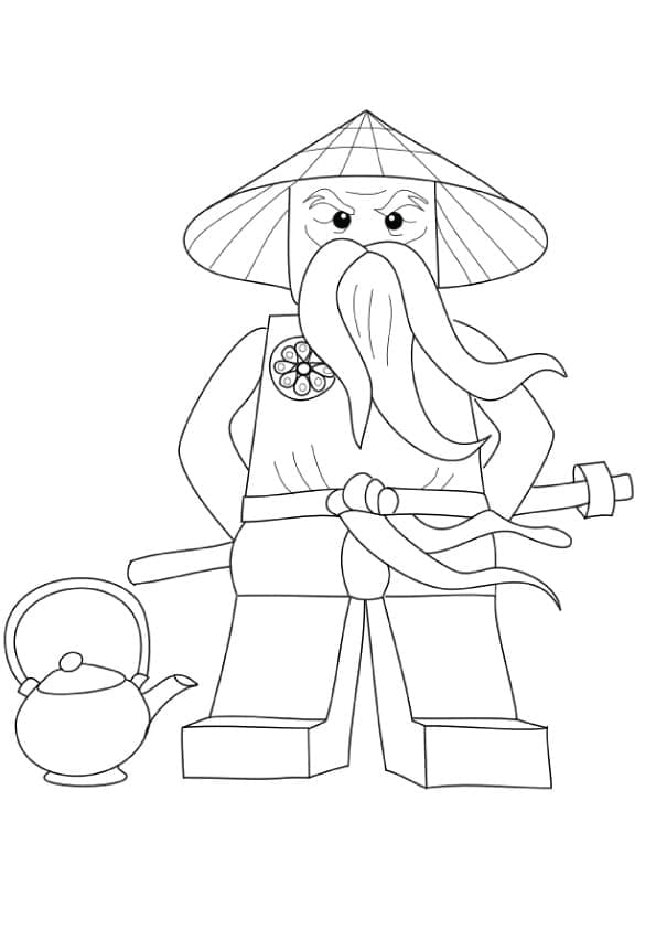 ζωγραφική Sensei Wu Lego Νιντζάγκο