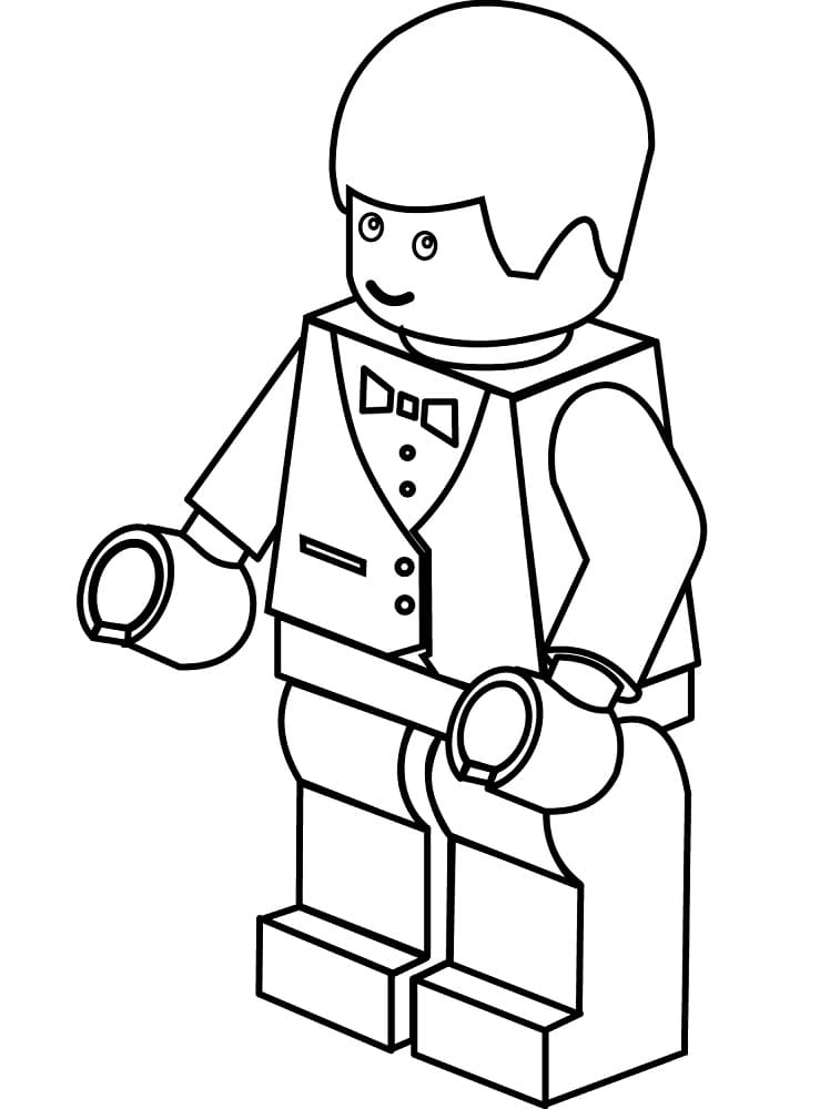 ζωγραφική Σερβιτόρος Lego