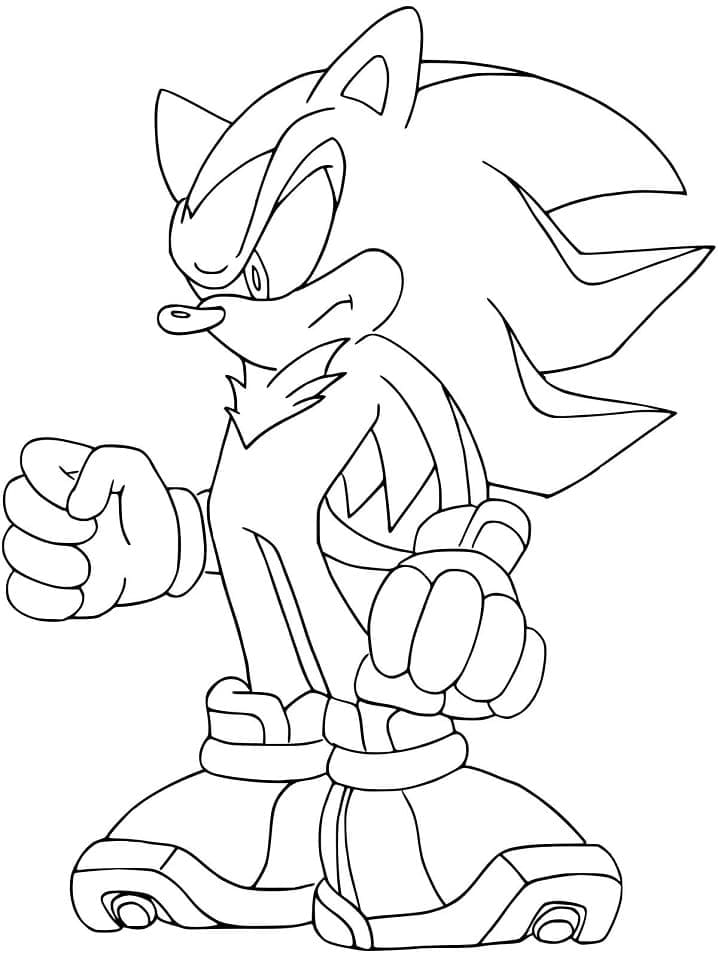 ζωγραφική Shadow The Hedgehog από το Sonic