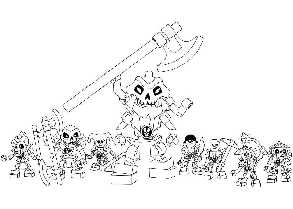 ζωγραφική Skulkin Lego Νιντζάγκο